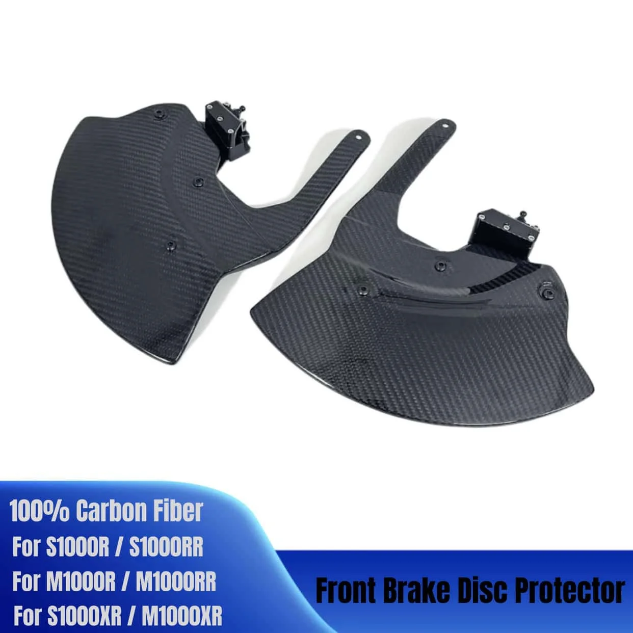 

Для BMW S1000R/RR M1000R/RR S1000XR M1000XR 2019-2024 2025 100% углеродное волокно мотоциклетный обтекатель, защита переднего тормозного диска