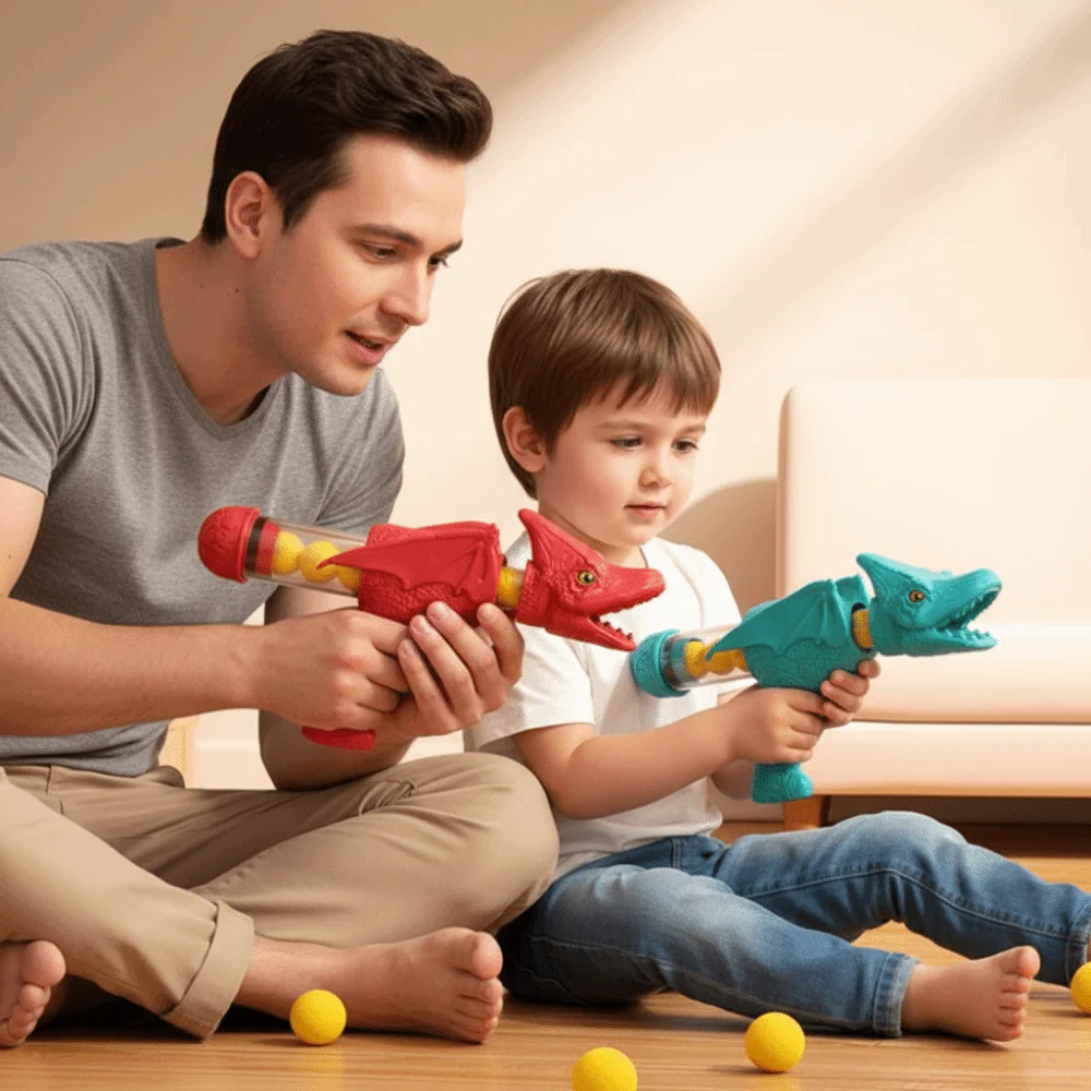 

Soft Ball Design Dinosaur Launch Ejector Pneumatic Mechanism Ball Launch Soft Ball Ejector Competition Feature Tyrannosaurus Rex