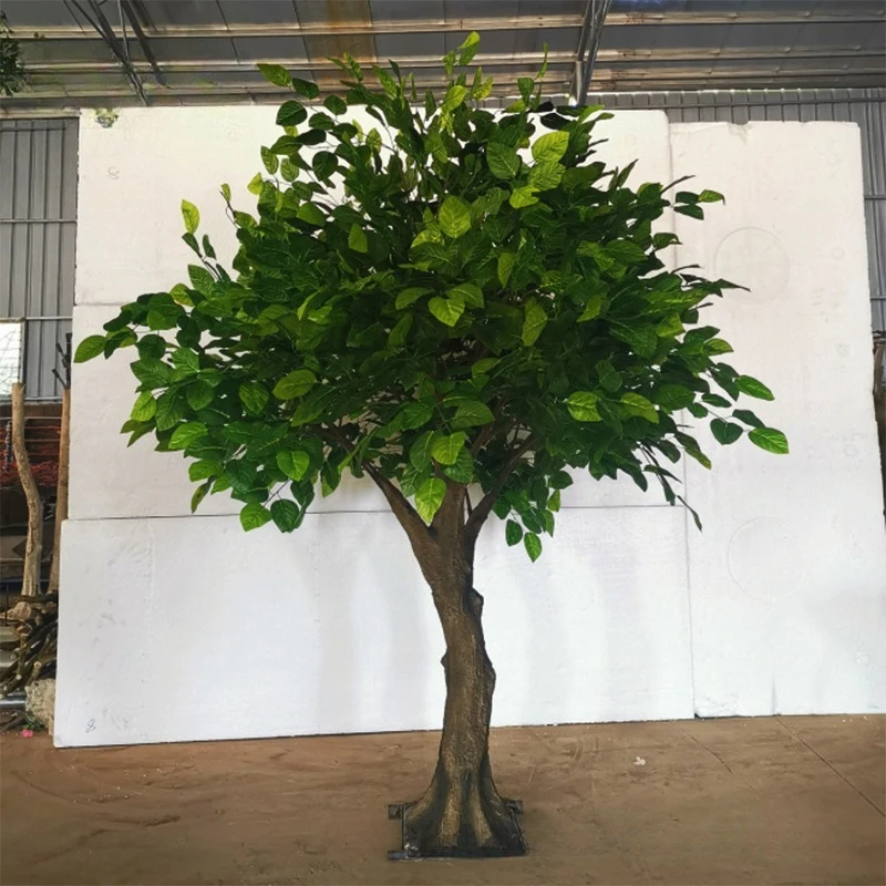 

Custom-made 2.5-meter artificial apple tree with fruit, suitable for outdoor hotel and shopping mall decoration.