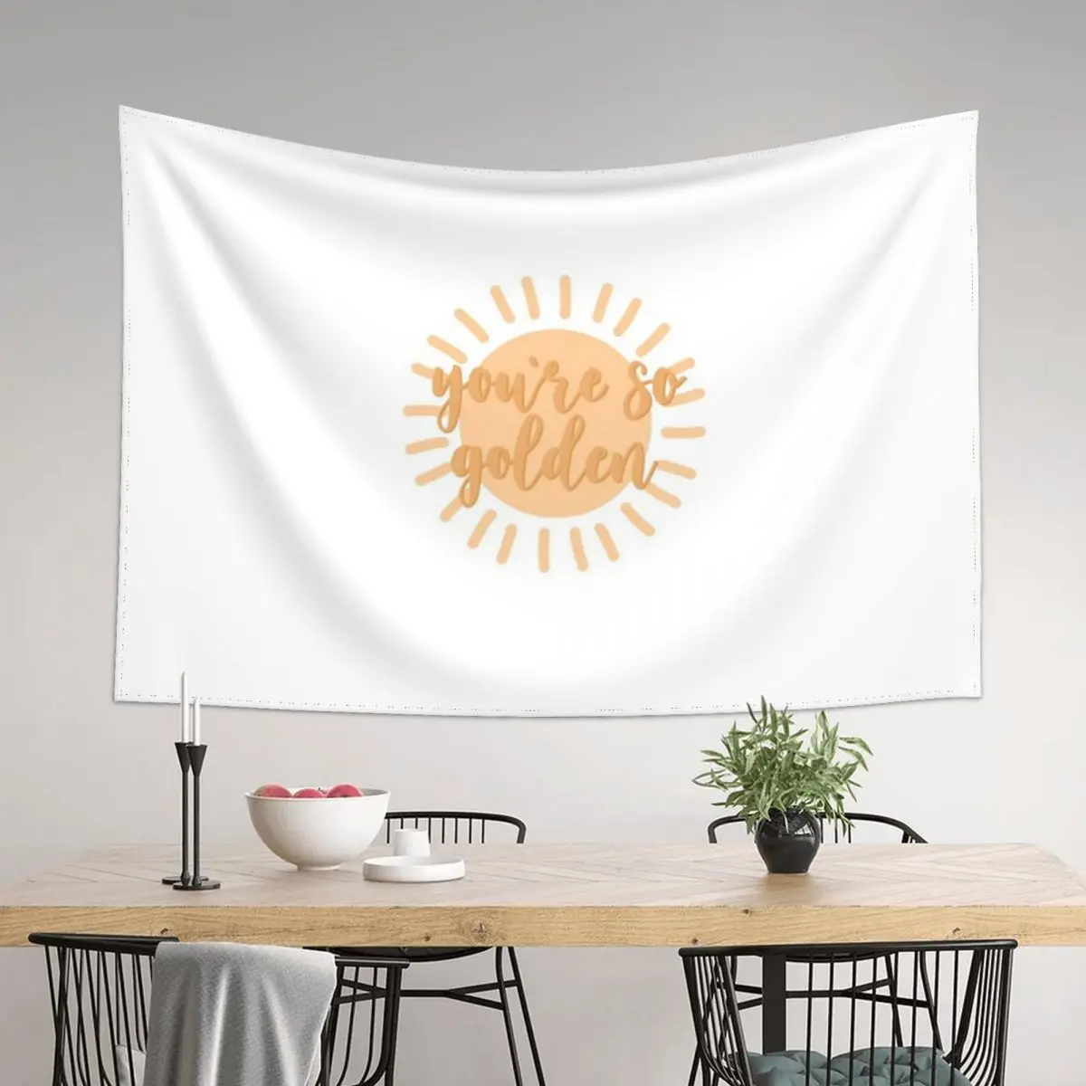 

you're so golden Tapestry Home And Comfort Decor Room Decorating Aesthetic Aesthetic Room Decors Decoration For Home Tapestry