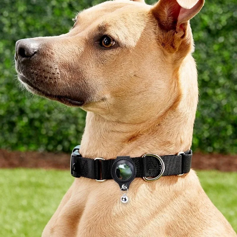 New Pet AirTag Protective Case GPS Finder Dog Cat Collar Loop Compatible with Apple Airtags Locator Tracker Anti-Lost Device