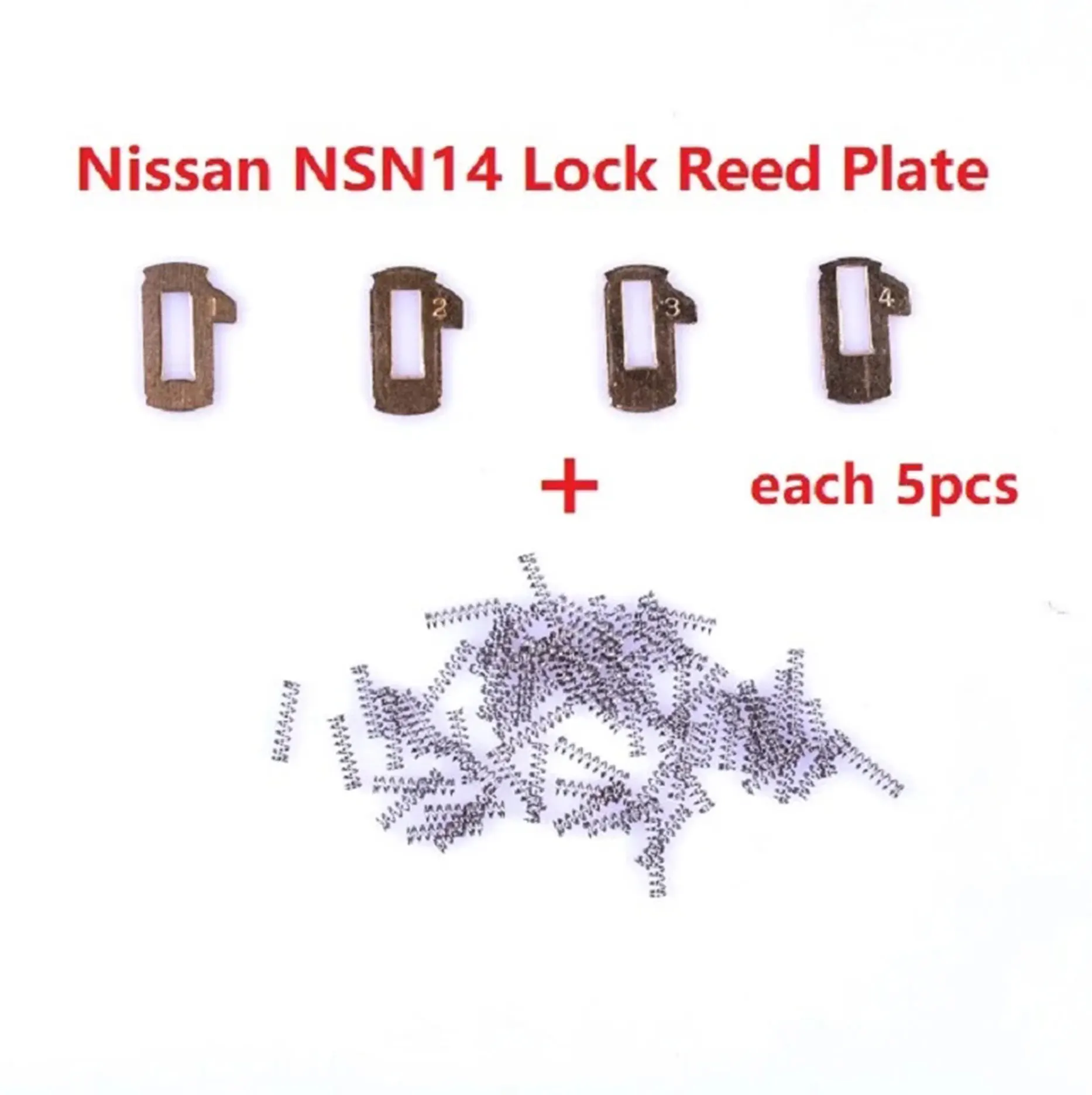 

(20pcs) NSN14 Good Quality Car Lock Reed Locking NSN14 Lock Plate For Nissan Teana Sunny SYLPHY Key Repair Kits