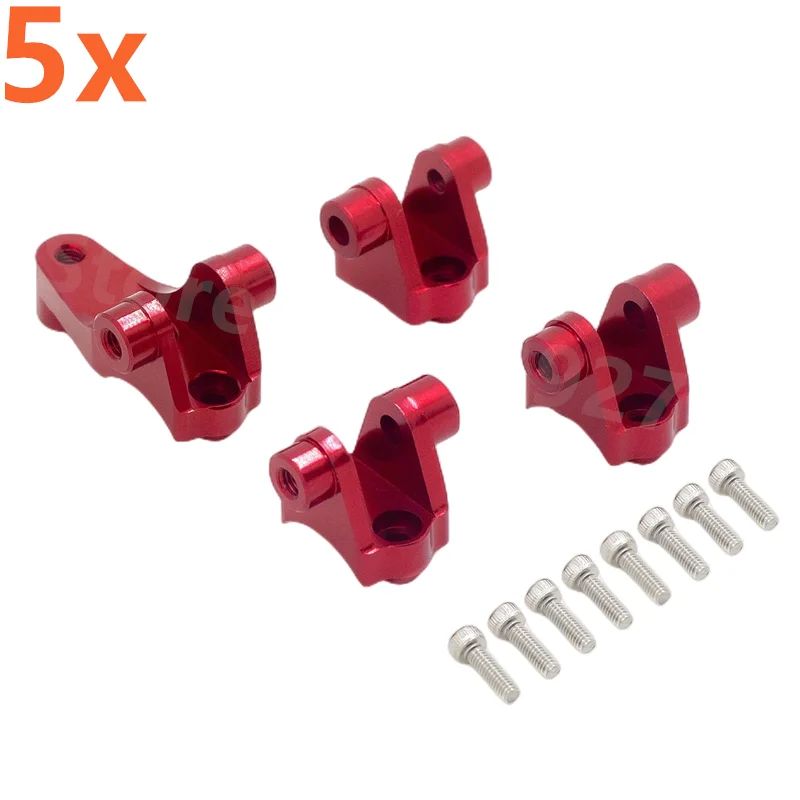 

5Sets Aluminum Alloy RC Car Upgrade Parts CNC Base Front Rear Axle Tie Rod Seat For Traxxas TRX-4 TRX4 8227