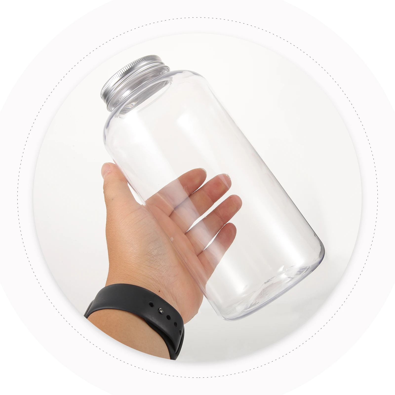 

Water Bottle Juice Glass Drink Empty Bottles Portable Container Containers Juicing Reusable for Drinks Beverage