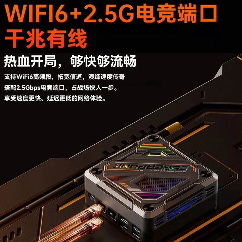 Мини-хост AMD Ryzen R7-Cyber 7840HS игровой компьютер miniPC