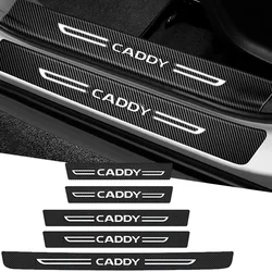 Car Door Threshold Protective Anti Scratch Stickers Decals Trunk Doorsill Bumper Strips Tape Decor for VW CADDY Badge