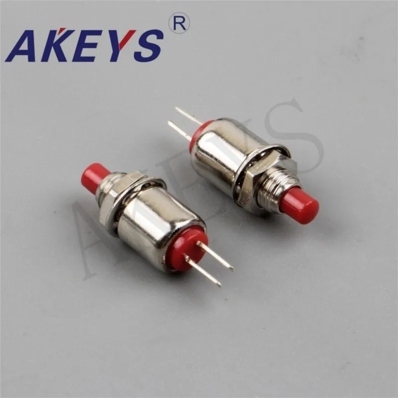 10PCS DS-402 red micro metal inching switch for game machine Power On/Off