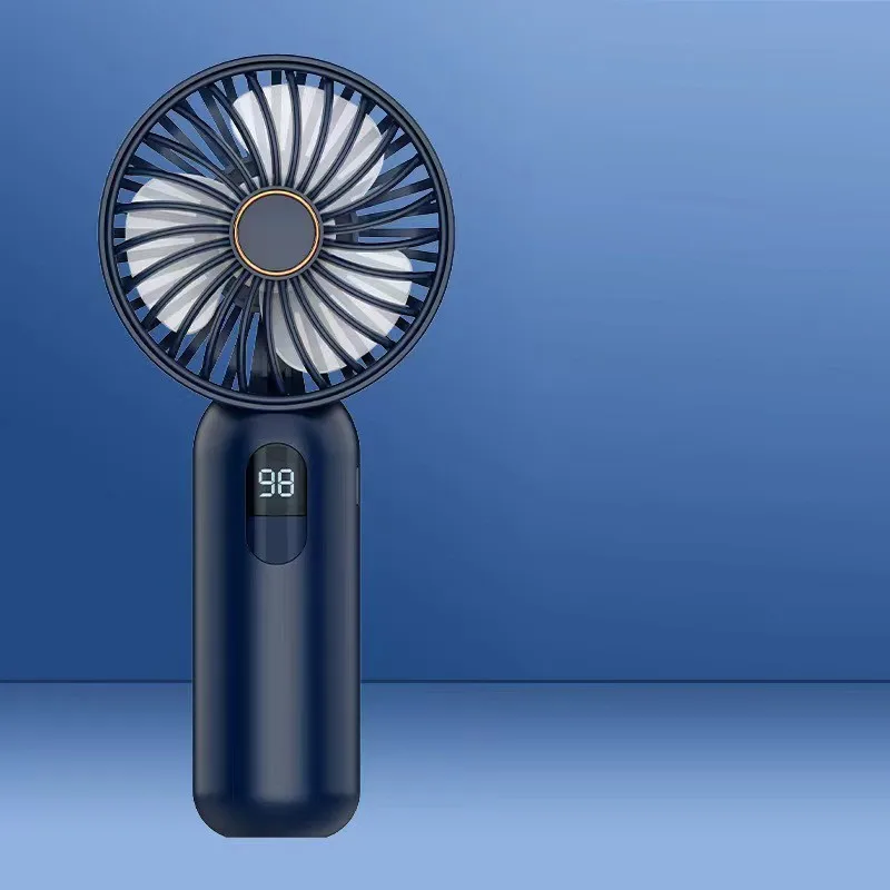 مروحة محمولة صغيرة قابلة لإعادة الشحن عبر USB - تبريد محمول وهادئ عالي السرعة للنوم والخارج والسفر