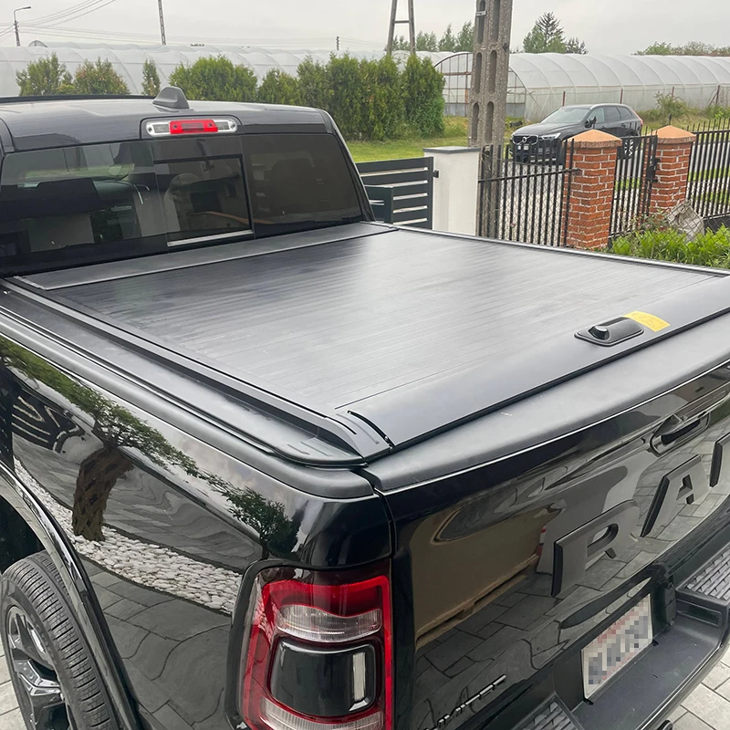 For Roll-up Folding Telescopic Tonneau Cover for the Dodge Ram 1500 and Ford F-150