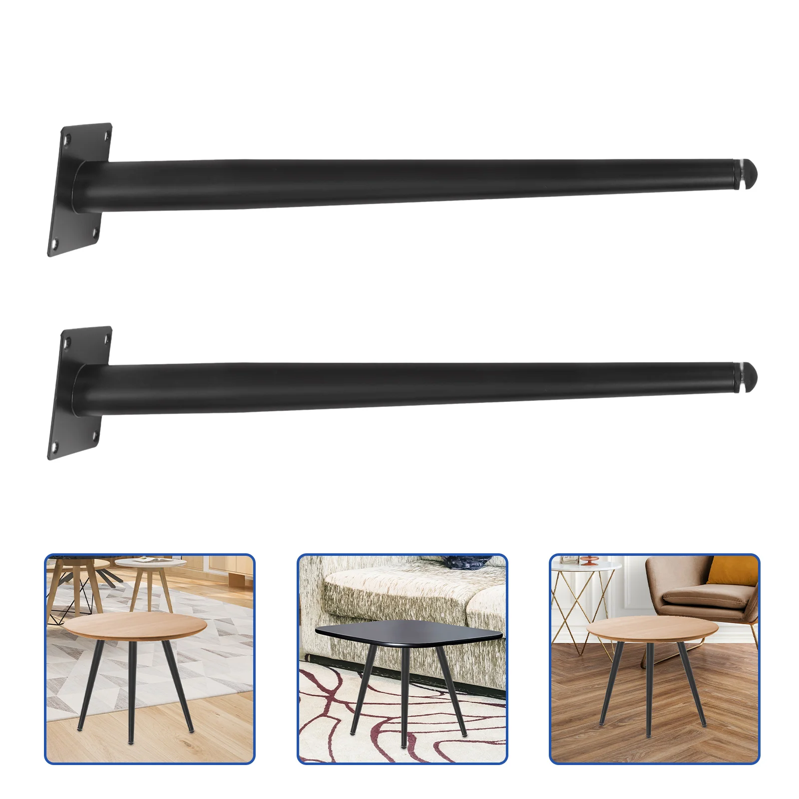 4 Pcs Furniture Legs Dresser Desk Metal Dining Table European and American Replacement for Sofa Cabinet Chair Iron Mid Century