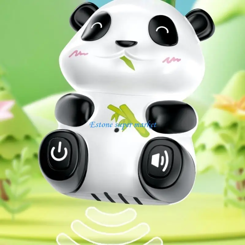 090B Cartoon Panda Walkies Talkie Toy con 1KM Kids Learning Camping Playset Citofono elettrico Avventura giocattolo