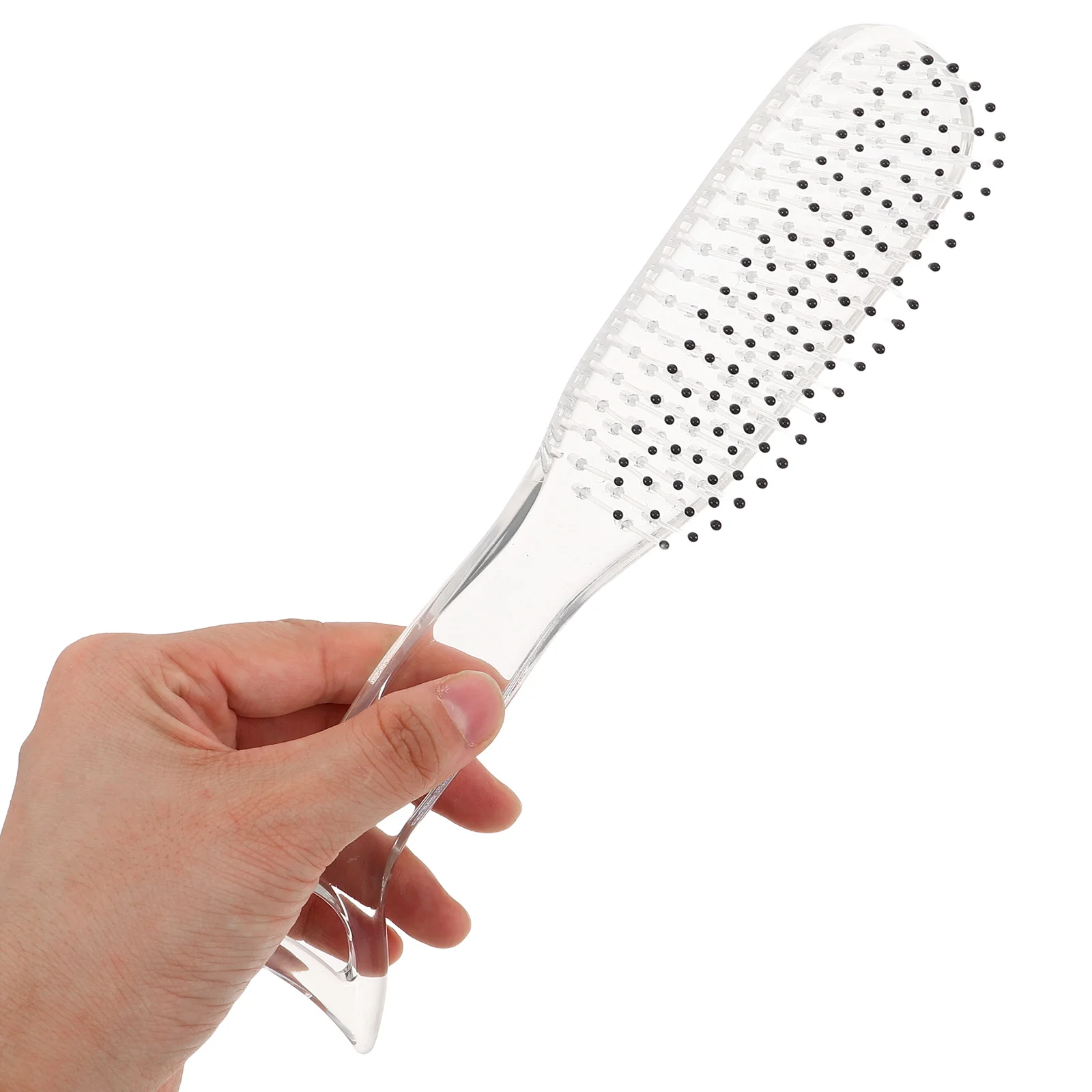 

Hair Comb Combs for Styling Fine Tooth Mermaid Parter Thin White Multi - Functional Salon Child