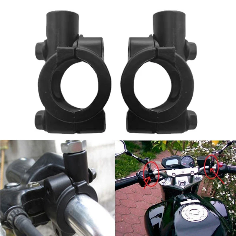 

8mm 10mm Aluminum Motorcycle Rearview Handlebar Mirror Mount Holder Clamp Universal motorcycle Rearview Holder Clamp