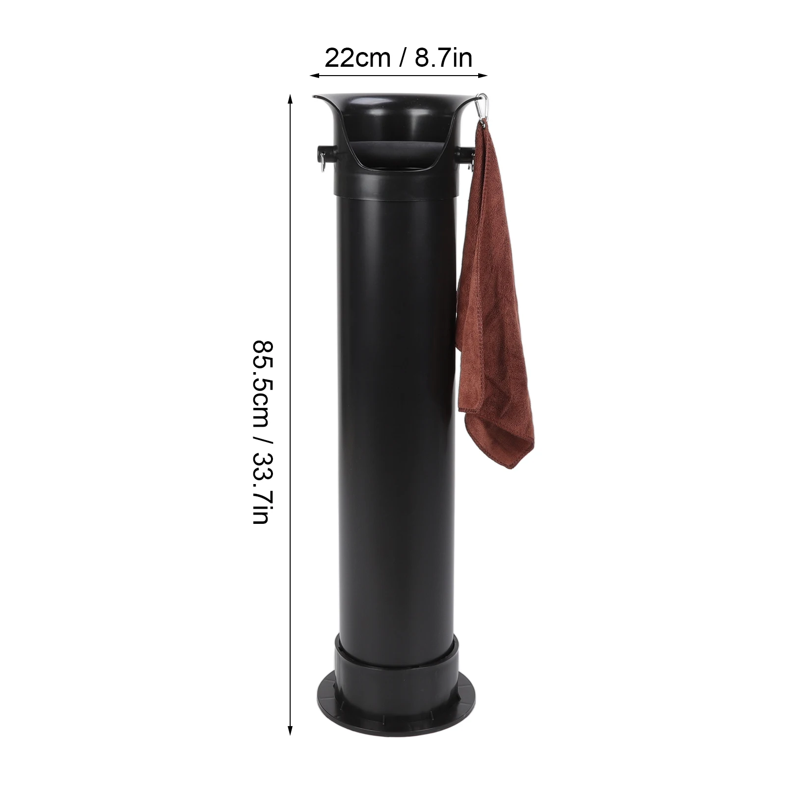 Coffee Knock Container Coffee Knock Box Commercial Floor Standing Coffee Grounds Collection Bin for Restaurants Home Kitchens