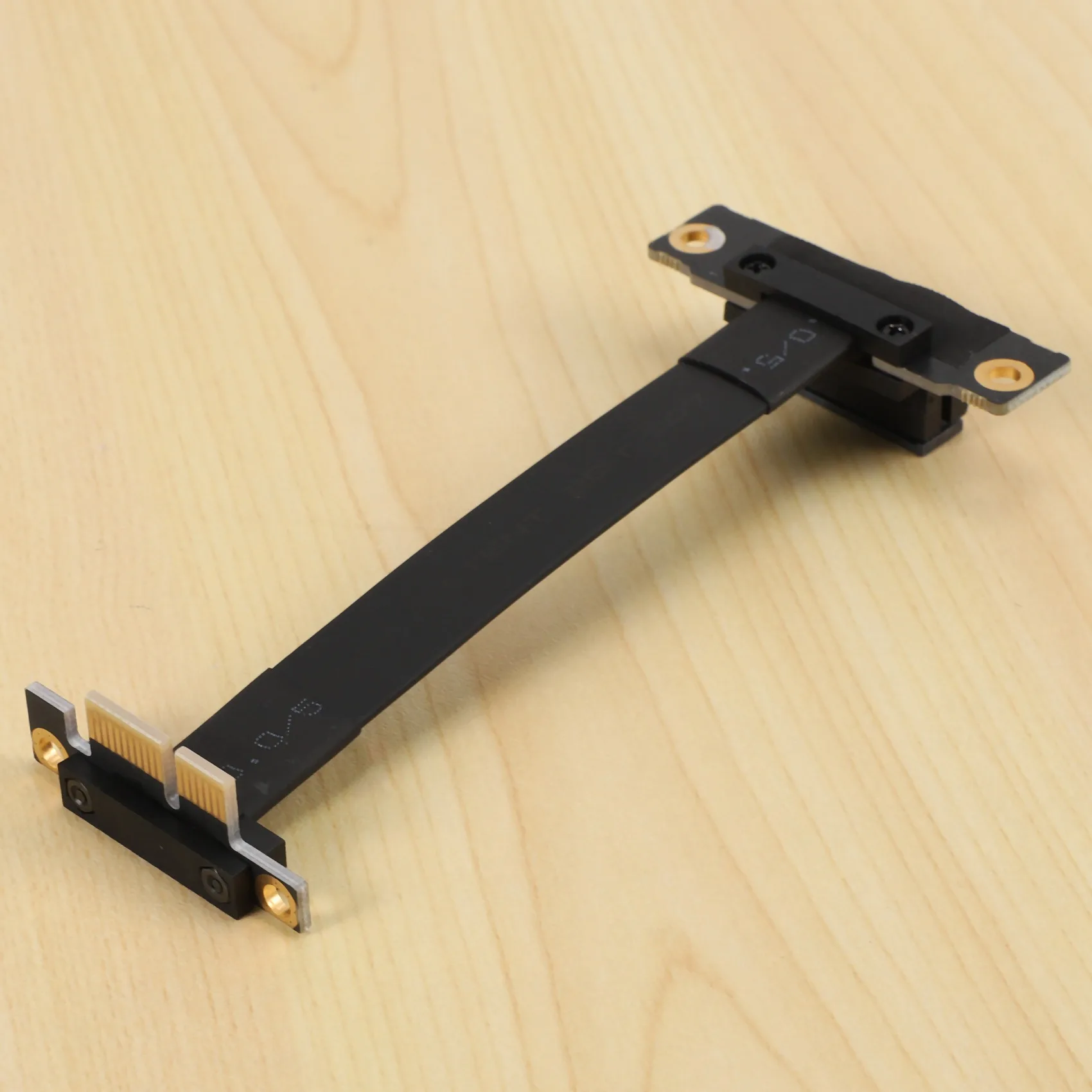 PCIE X1 Riser Cable Dual 90 Degree Right Angle Pcie 3.0 X1 To X1 Extension Cable 8Gbps PCI Express 1X Riser Card-X64A