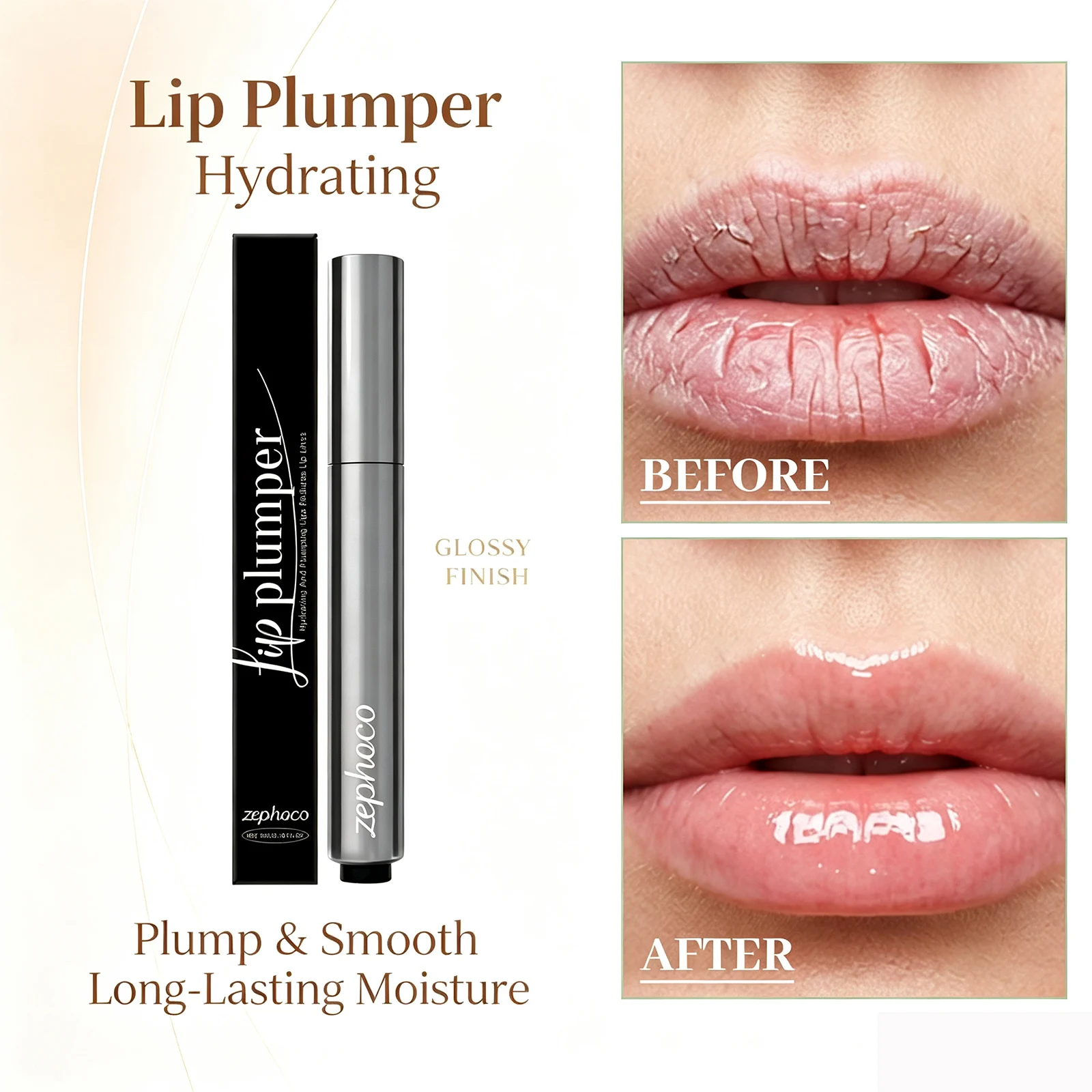 Volumising Lip Plumper Oil Lip Serum Deep Moisturizing Smooth Increase Lip Elasticity Anti-Wrinkle Lipstick Sexy Lip Care Makeup