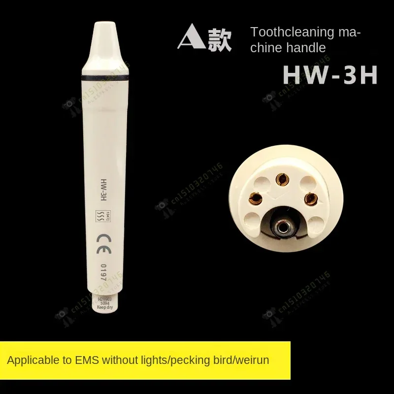 Dental scaler handle ultrasonic woodpecker plug-in type HW-3H 5L with light for EMS Satellite