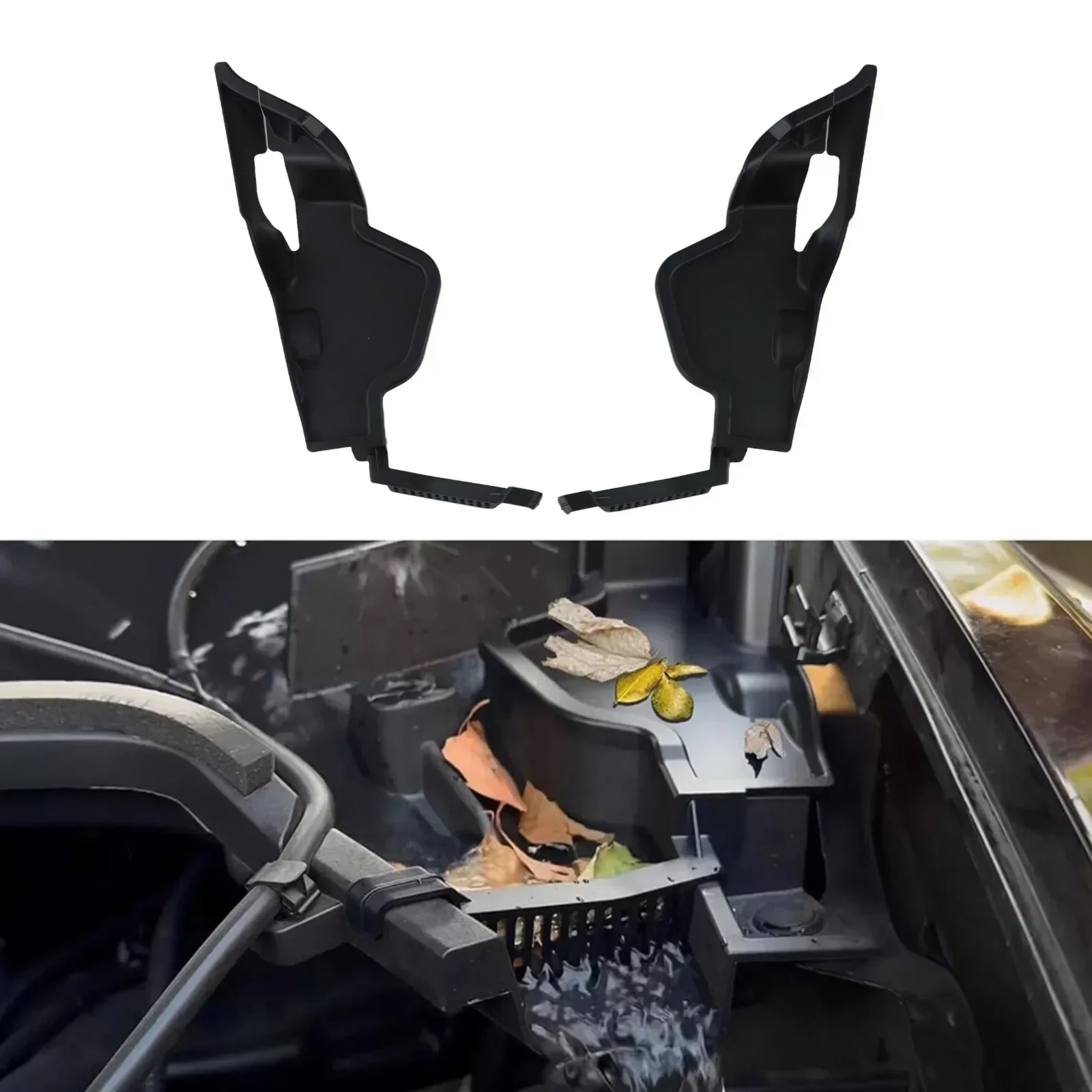 

Car Front Trunk Debris Filter Water Guide Car Seat Gap Filler Strip Decorate Auto Accessories Tool For Tesla For Model Y 21-23