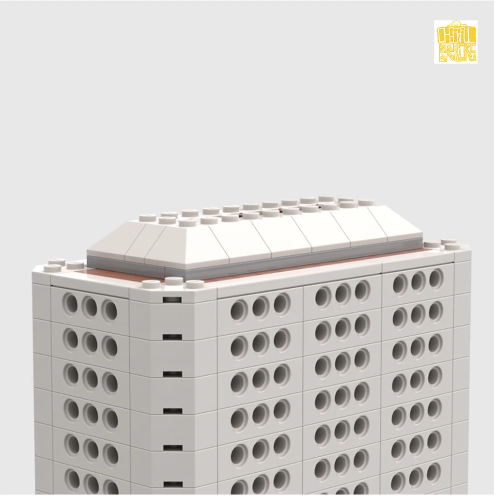 MOC-XM018 Jardine House Building modello 1/650 con disegni PDF Building Blocks mattoni bambini giocattoli fai da te regali di natale di compleanno