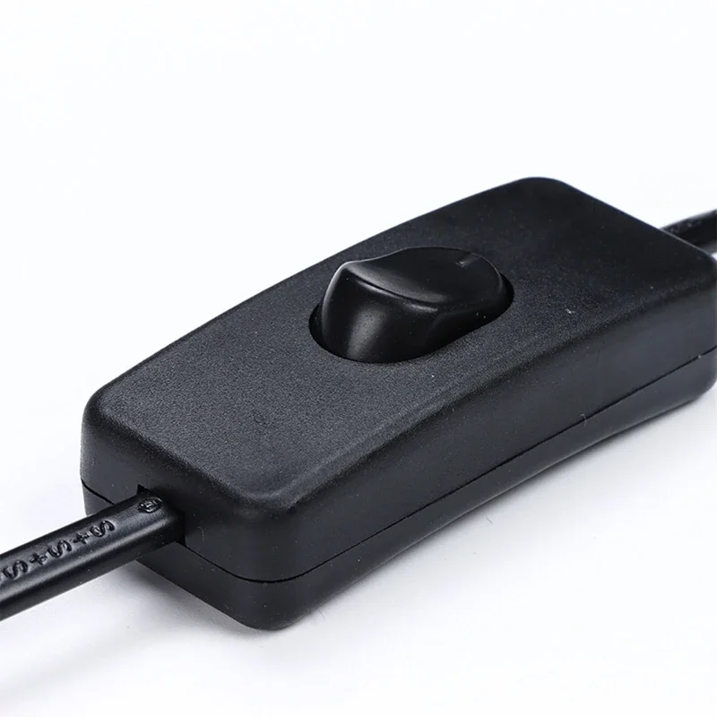 EU/US Plug LED Tube Power Extension Cable Desk Lamp Power Cord with On/Off Switch LED Light Fixture Cable Drop Shipping