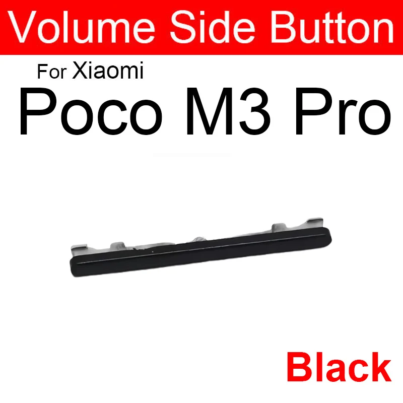 For Xiaomi Poco Pocophone M3 M3 Pro X3 NFC X3 Pro Up/Down Volume Side Button Volume Audio Control Side Key Buttons Repair Parts image 4