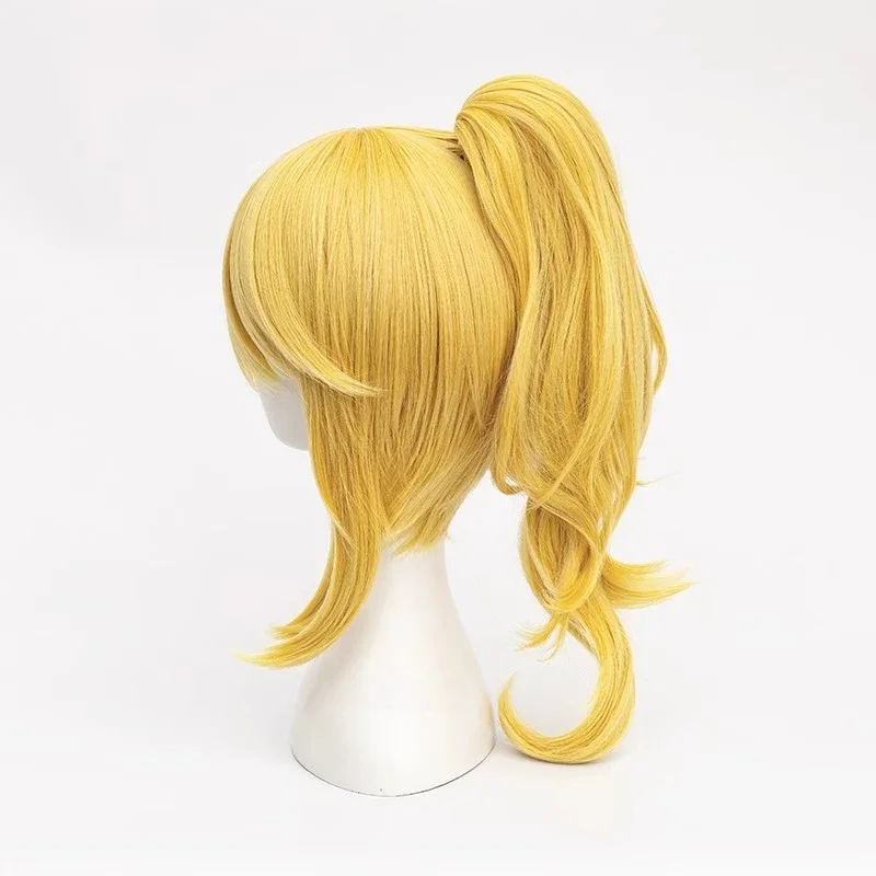 Super Bowsette Kuppa Koopa Hime księżniczka peruka do cosplay blond proste włosy syntetyczne rekwizyty na imprezę Halloween — zdjęcie 6