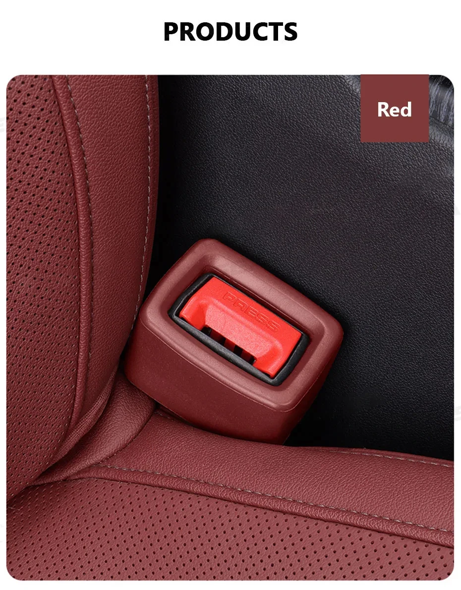 Neue Auto Sitz Gürtel Schnalle Abdeckung Anti Scratch Sicherheitsgurt Taste Schutz Sicherheitsgurt Schutz Abdeckung Auto Innen Zubehör – Detail 11