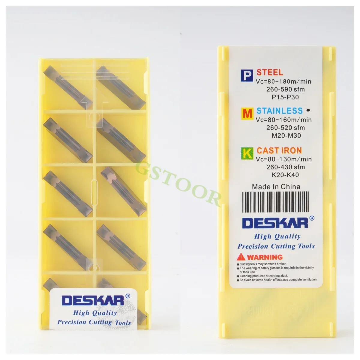 10PCS DESKAR MGMN200-G LF6018 300-T 300-H 400-T 400-H 500-M LF6018 CNC lathe Grooving Turning Carbide Insert For Stainless steel