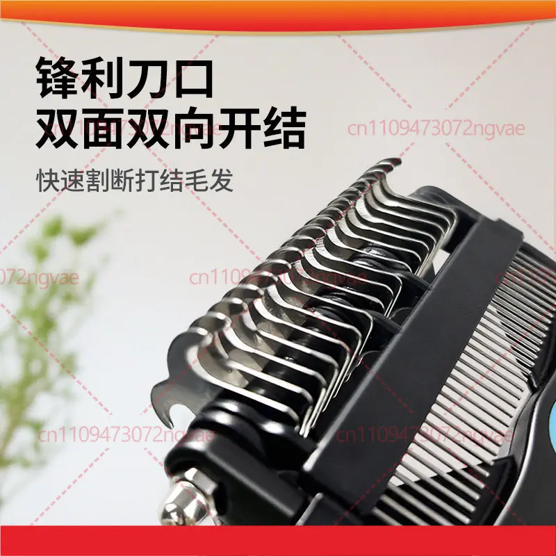 For Blanlody Foldable 3-in-1 Pet Open Knot Comb Color Random Send
