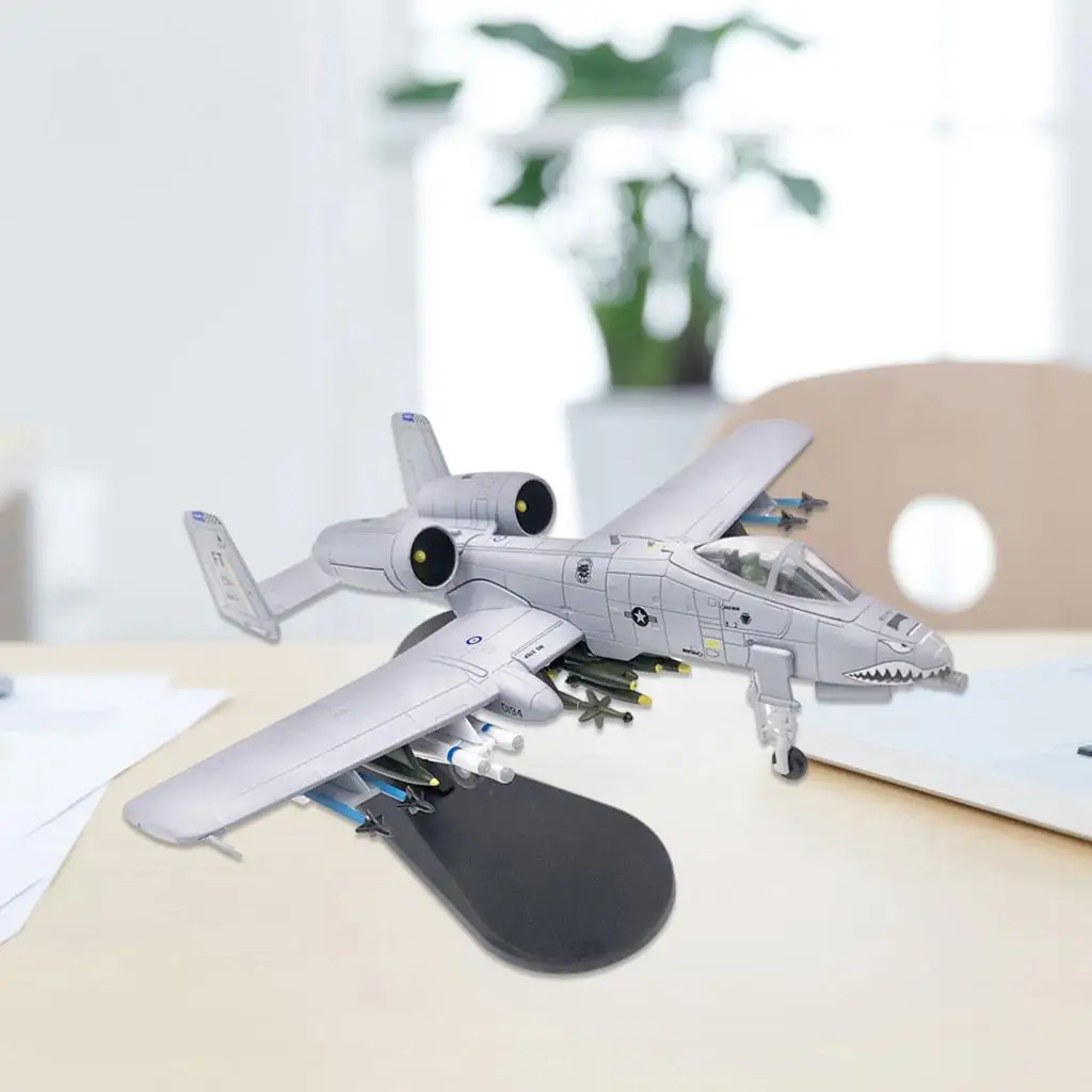 

1/100 Scale Diecast Realistic Aviation USA A-10 Attack Plane Airplane Fighter