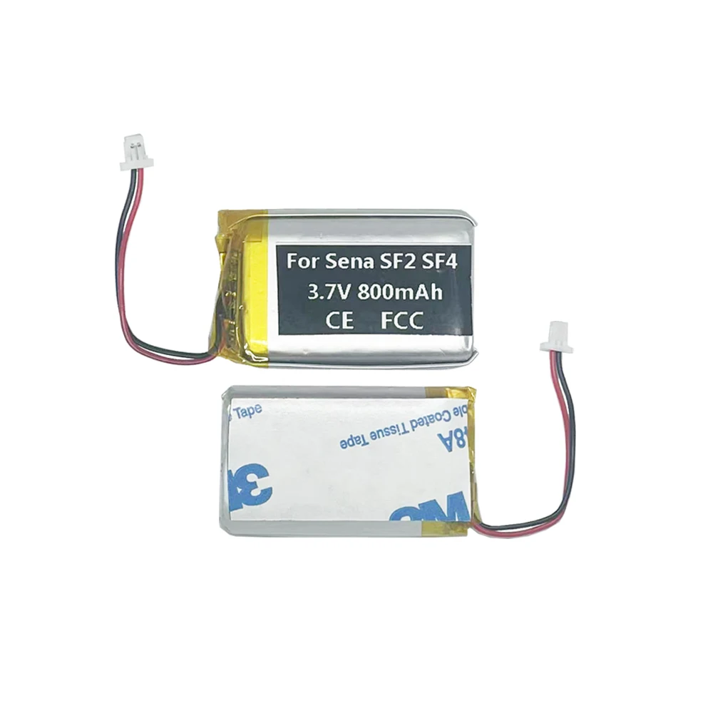 800mAh XK752439 بطارية ل Sena SF2 SF4 SP52 SP52-C الألعاب سماعة رأس بخاصية البلوتوث الاتصال الداخلي
