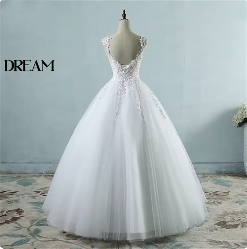 DREAM 2026 New White Wedding Dress Customizable Wedding Dress Fashion Luxury Popular Wedding Dress De Noiva Customized