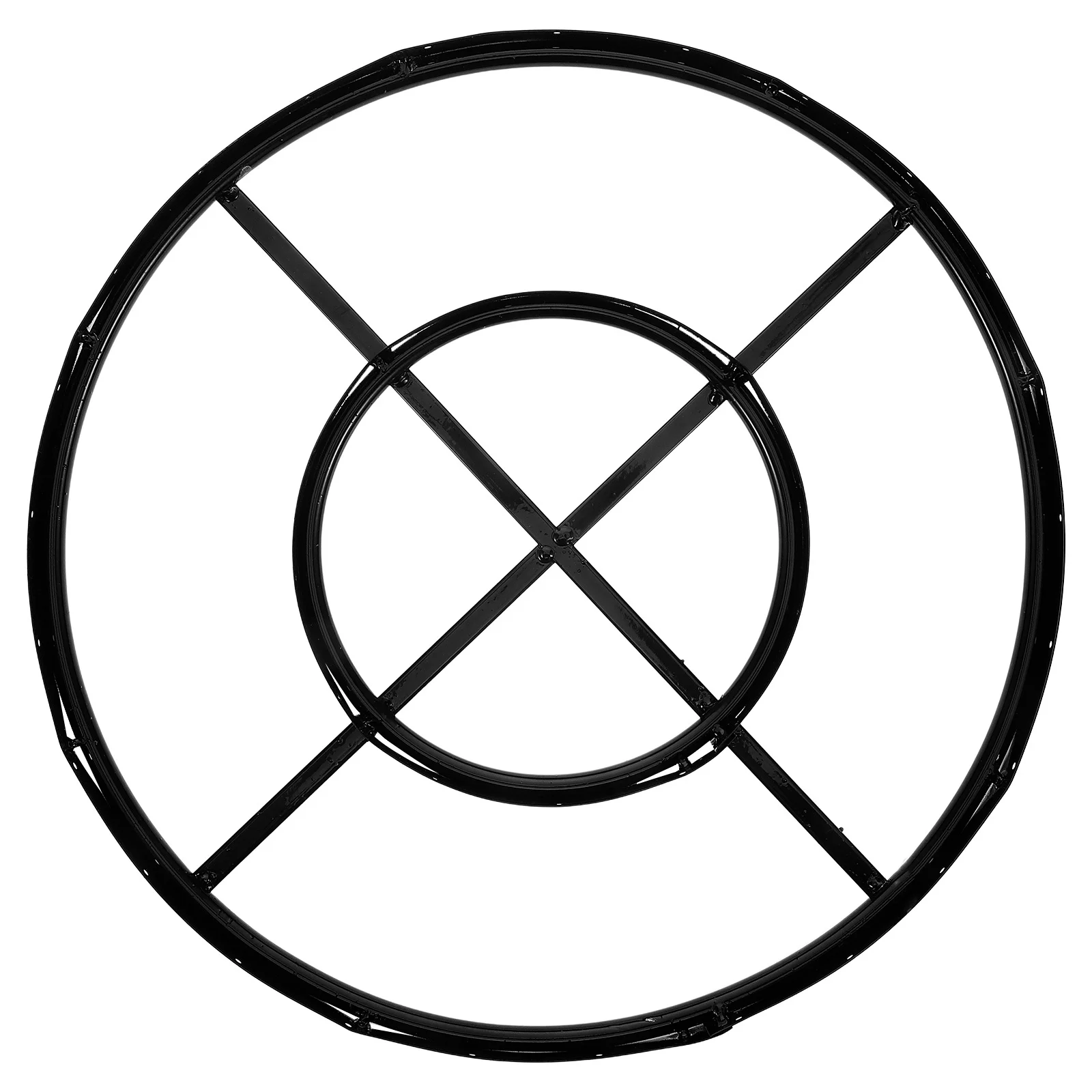 

Metal Floral Hoop Wreath Black Iron Craft Ring For Wedding Ceiling Decorations Diy Canopy Hanging Ornaments Ceiling Drape Hoop