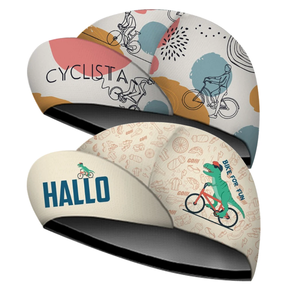 2 Styles Ride Bike Hello Cool New Classical Cycling Caps OSCROLLING Gorra Ciclismo Unisex