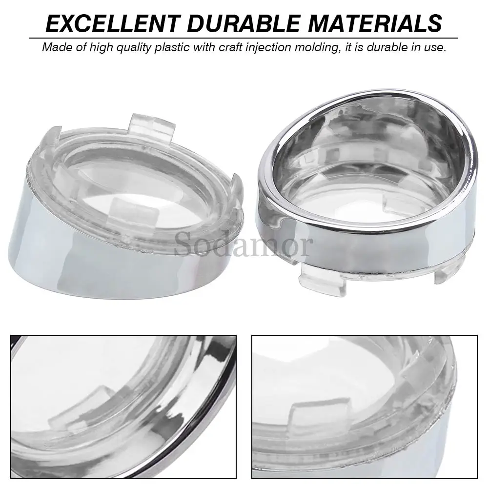 Motorcycle Accessories Front or Rear Turn signal lens Cover ABS For any Harley Davidson Models Like DYNA Softail Sportster V-Rod