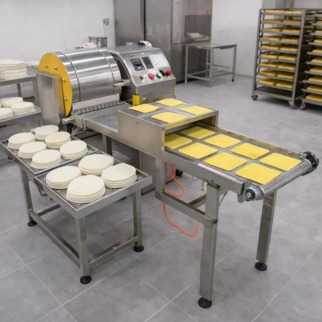 de-Samosa Pastry Sheet Rice Spring Roll Sheet Make Machine  Spring  Roll  Wrapper  Making  Machine