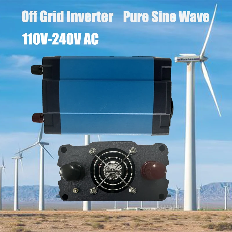 For Wind Turbine Pure Sine Wave Inverter DC 12v To AC220V 10KW 5KW 3KW Voltage Transformer Power Off Grid Inverter