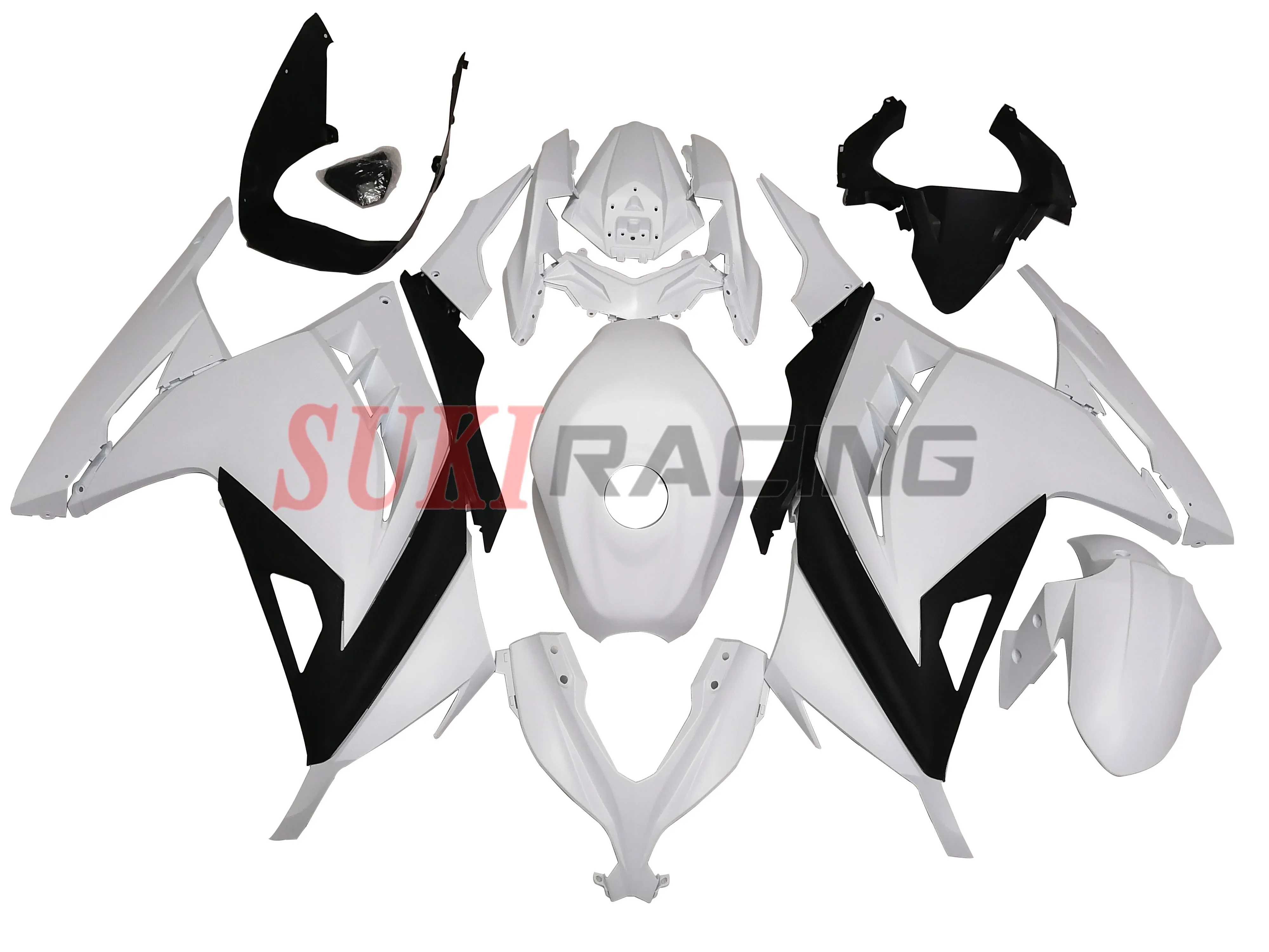 Fit for Kawasaki NINJA250/NINJA300R/EX250L 13-17 Motorcycle Injection ABS Plastic Unpainted Bodywork Fairing Kits Set