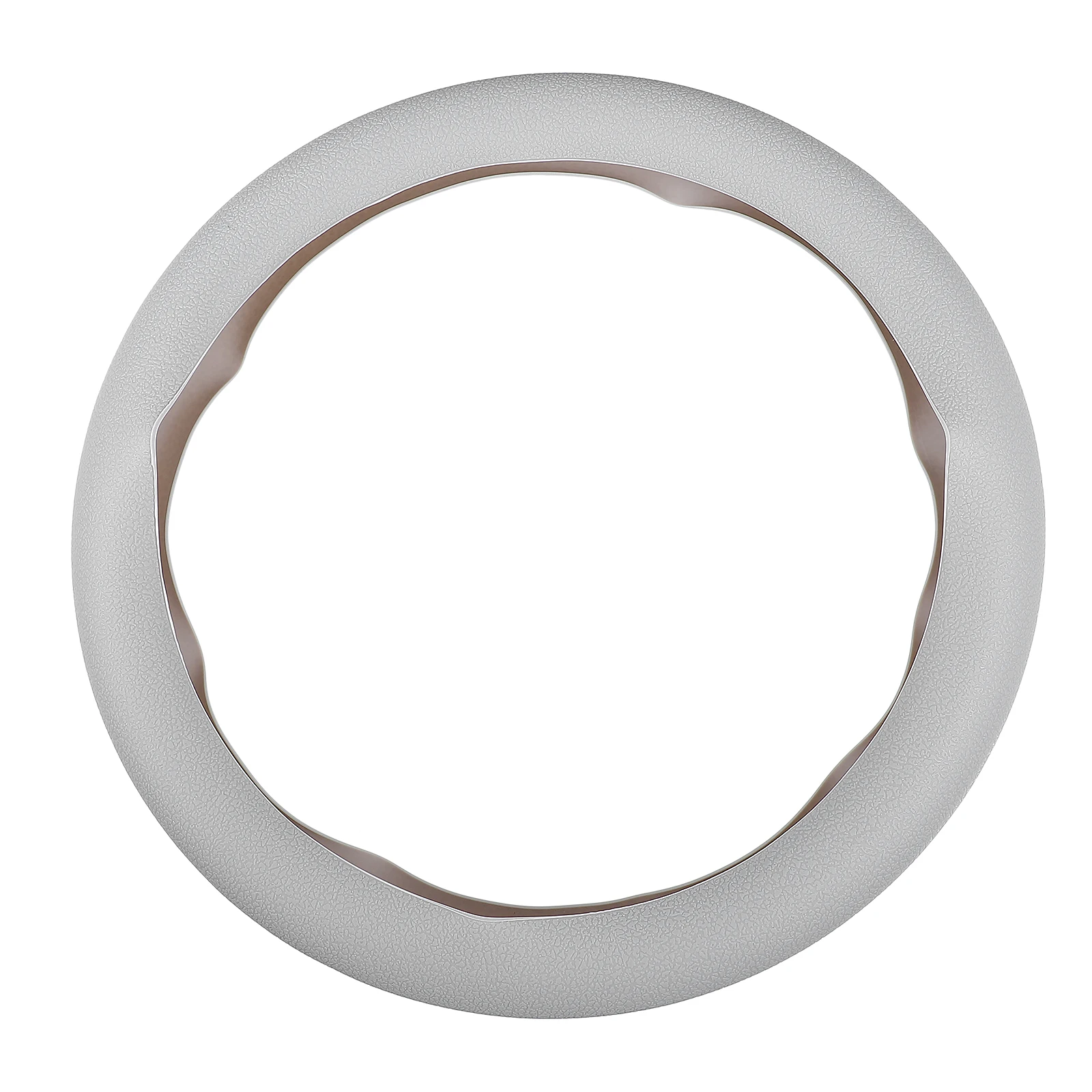 

Silicone Steering Wheel Cover Stylish Comfortable Durable Car Steering Wheel Protector Easy Install Drive Fatigue