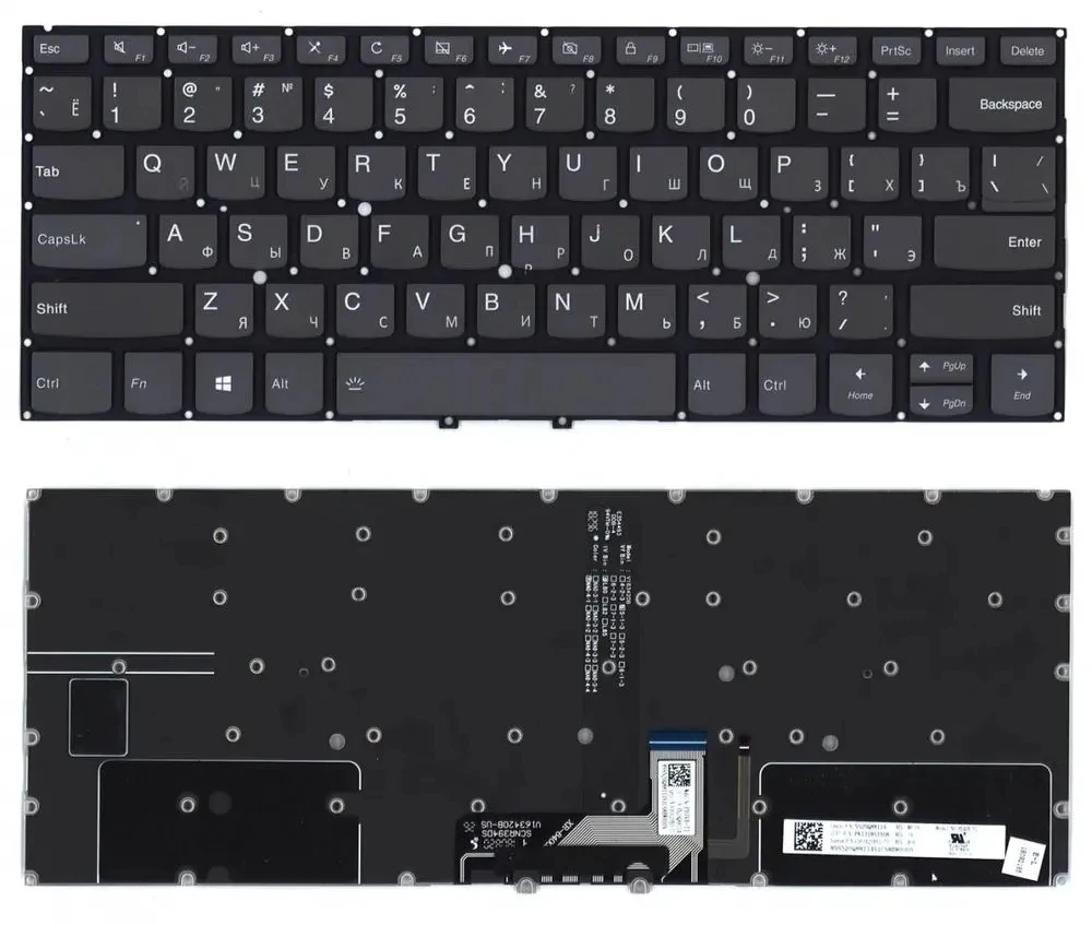 

For Lenovo yoga C930-13 YOGA 7 pro-13IKB YOGA C930-13IKB PD4VB C930 Russian RU keyboard with backlit