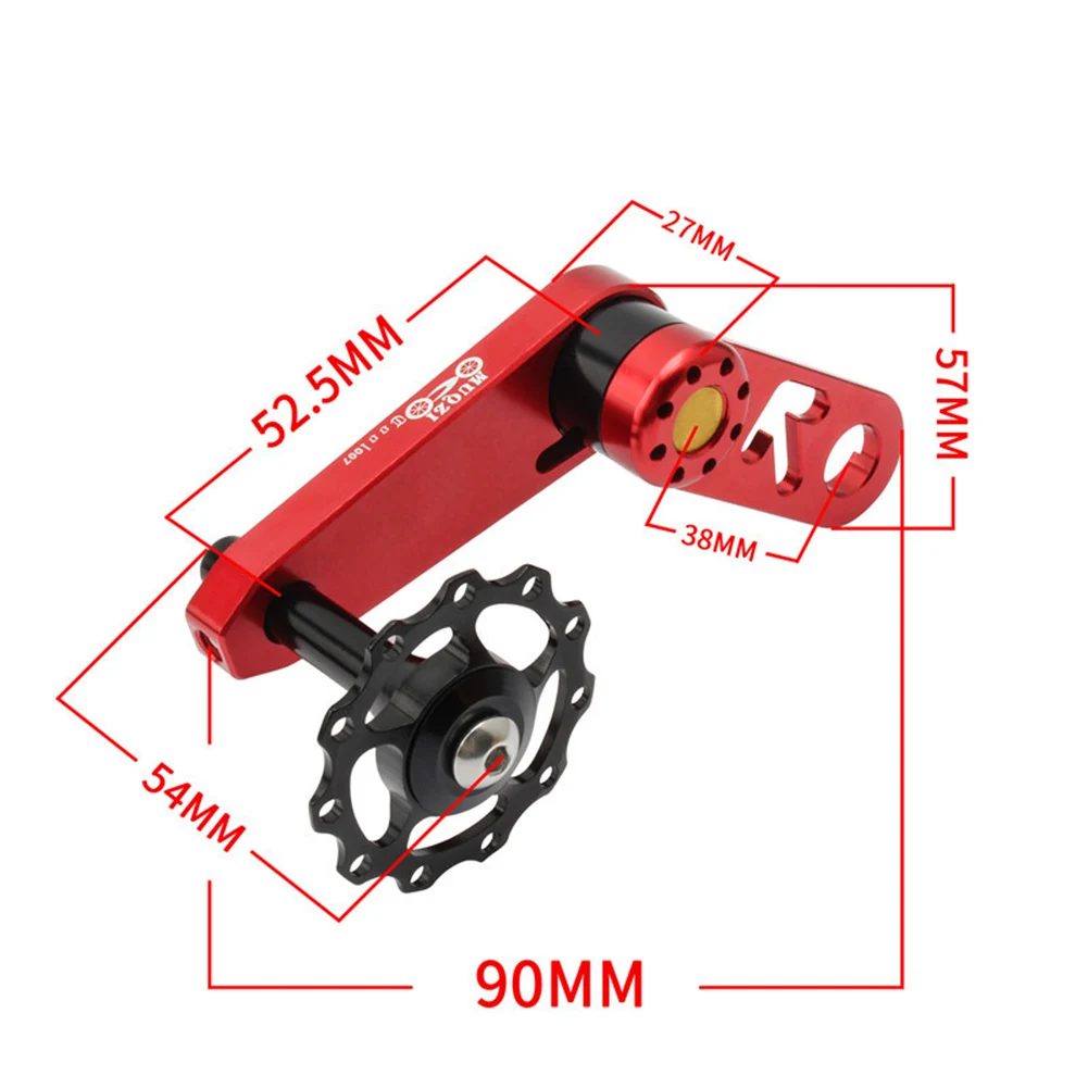 

Aluminum Alloy Single Speed Oval Chainring Converter Bike Chain Tensioner for Mountain Bikes Perfect Chain Tension