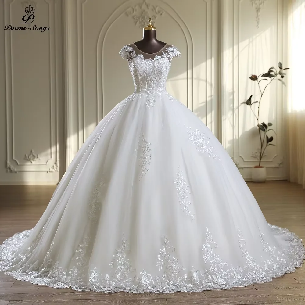 

Customized Sexy Hand-applied beads applique wedding dresses vestido de novia boda Bridal dress robe de mariée vestidos a medida