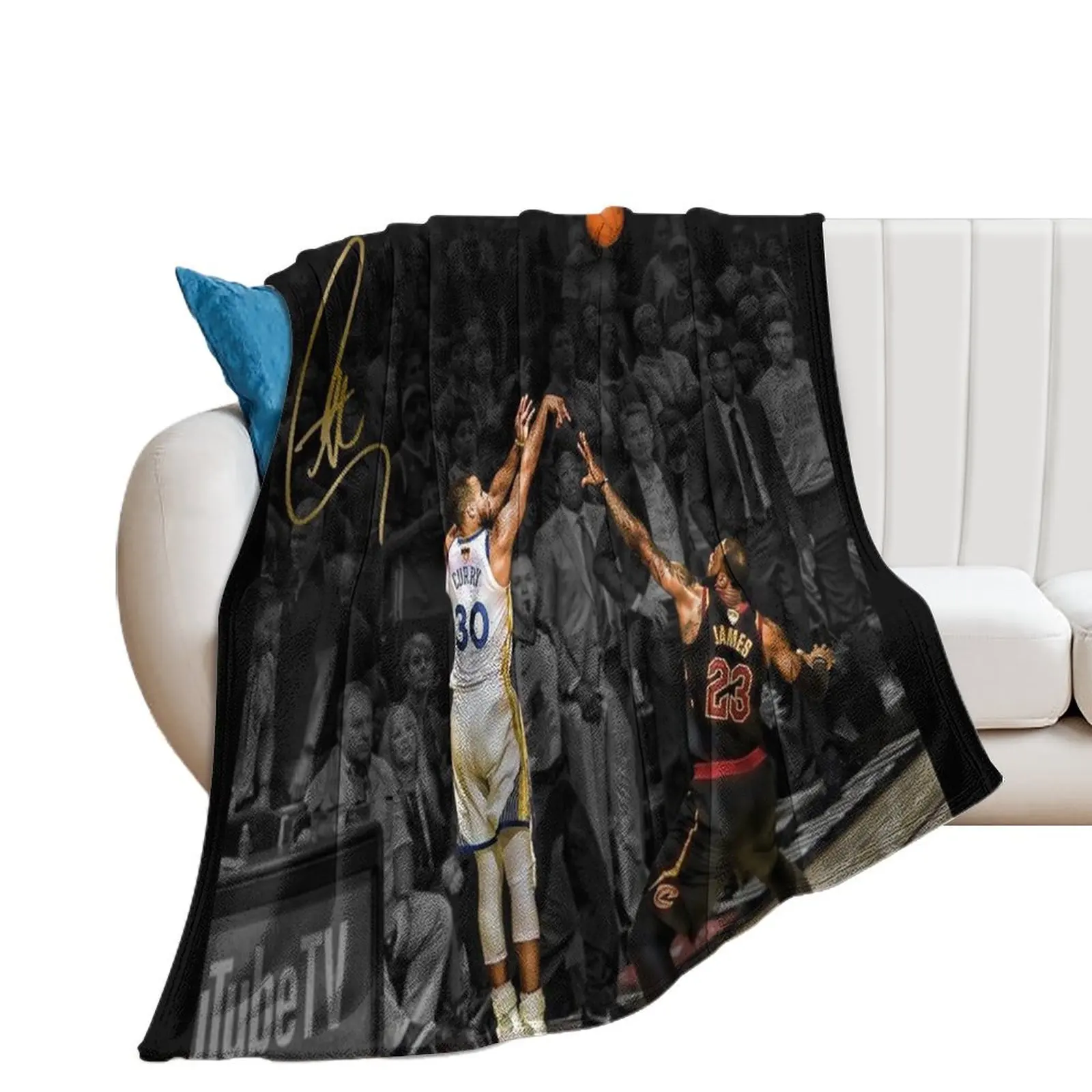 

Jump Shoot Ball Throw Blanket Fashion Sofas Warm Nap Soft Blankets