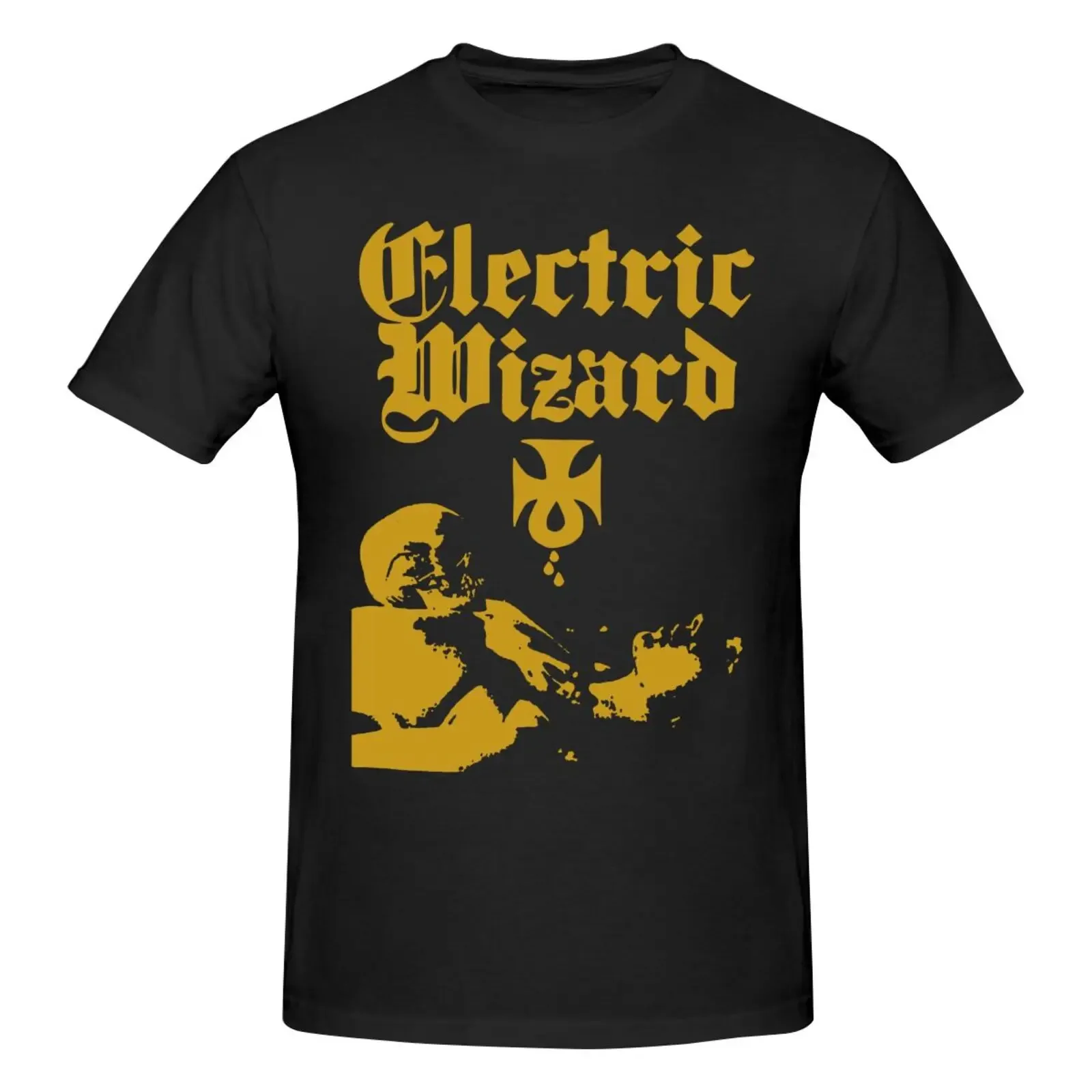 Electric Wizard Band T Shirt Black All Size Gifl For Fan U1079 Short Sleeve Outfits vintage new in tops & tees Informal tops