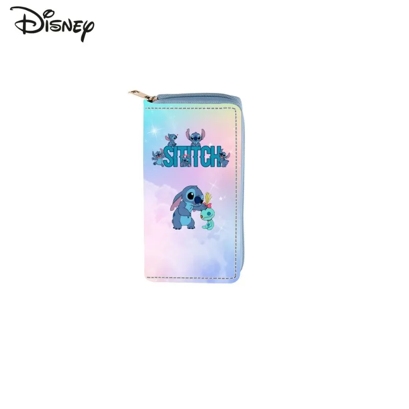 Stitch 2025 New Women's Long Wallet Fashionable and High-quality Women's Multi Card Bag Storage Cartoon Versatile Zero Wallet
