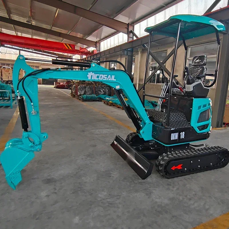 1800kg Customized Machinery Factory Sale Hydraulic Mini Excavator Small Digger 1.8ton Kubota Excavator Competitive Price Factory