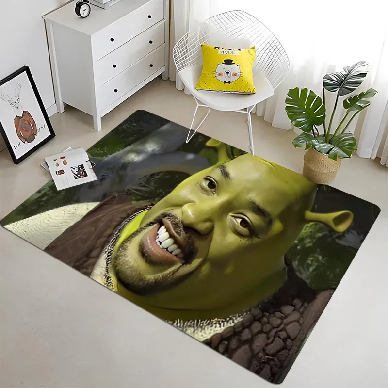 

Anime Rug Come To My Swamp - Shrek Carpet Footpad Non-slip Antiwear Entrance Kitchen Anti-slip Mat Children Bedroom Furry Mat