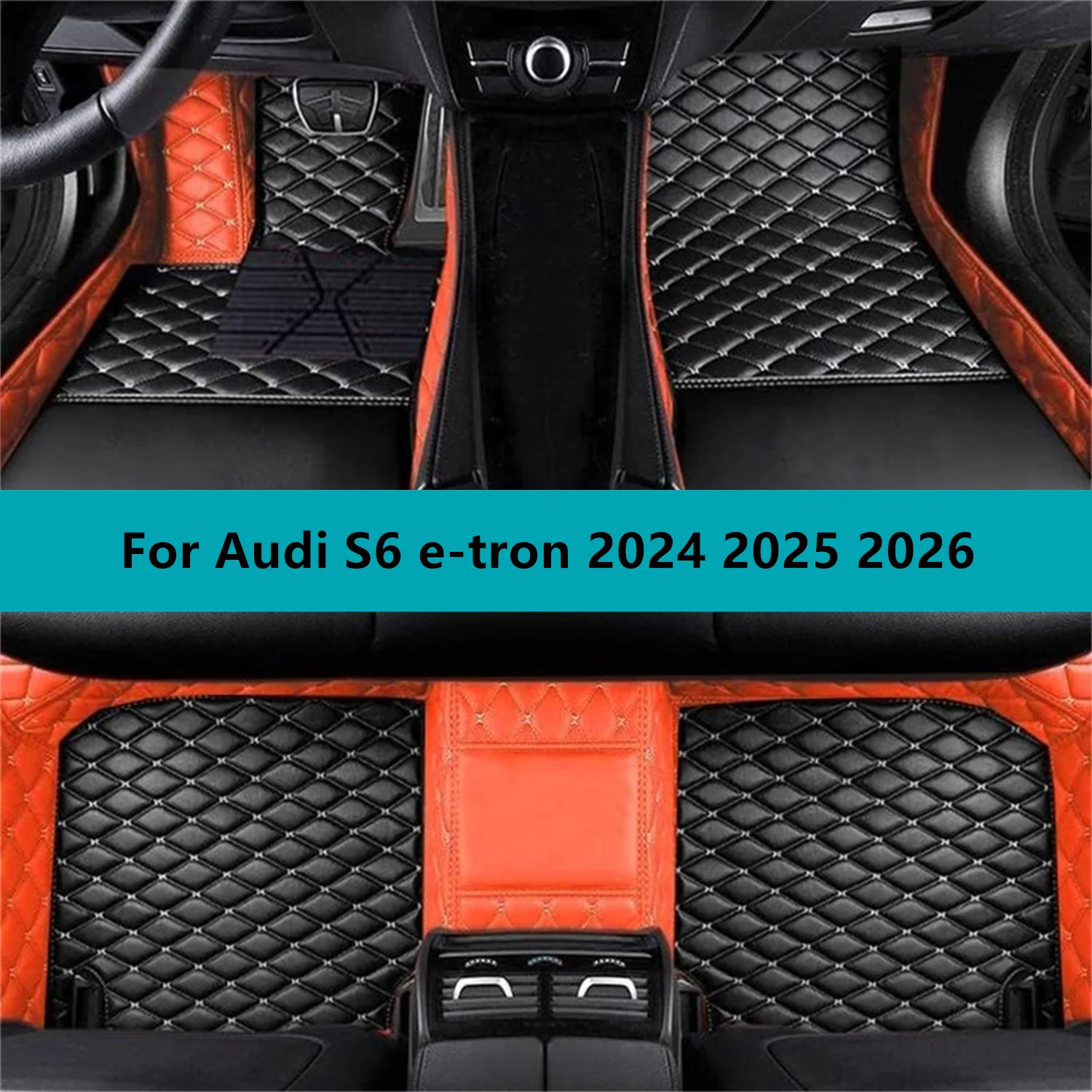 

Custom Car Floor Mats For Audi S6 e-tron 2024 2025 2026 All Weather Waterproof Car Floor Mats Full Set