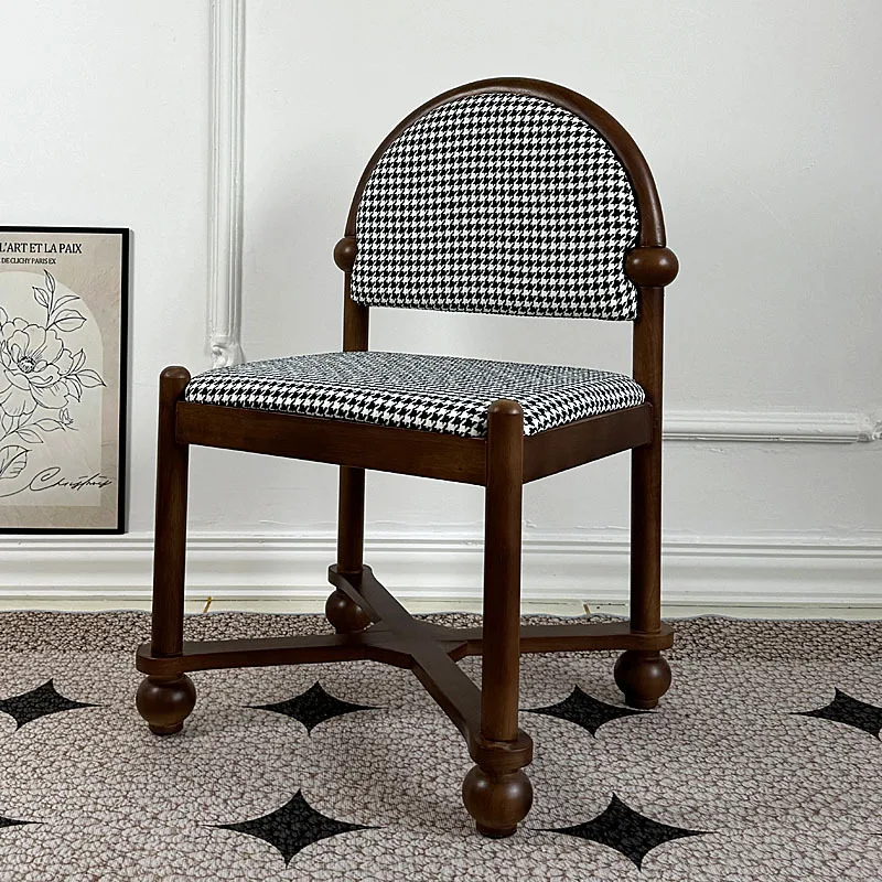 

Designer decorative chair household cushion thickened comfortable dressing stool makeup chair medieval restaurant