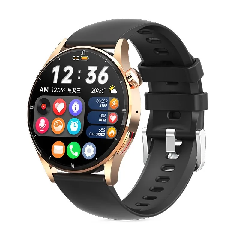 TLCRETE Bw0398 ساعة ذكية للرجال Amoled Hd كشف الشاشة Ai صوت ذكي Smartwatch بلوتوث دعوة ساعة الذكور Reloj هدية Wr